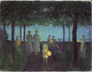 Ernst Oppler (1867-1929): Abend an der Ostsee